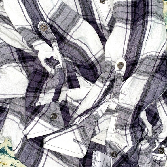 Hester & Orchard black & white plaid top size large - Picture 6 of 7